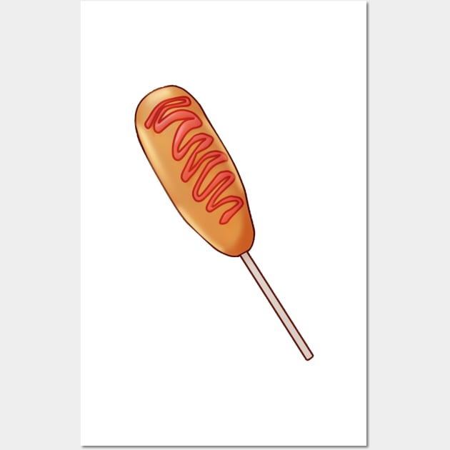 Korean Corn dog Wall Art by VelvepeachShop